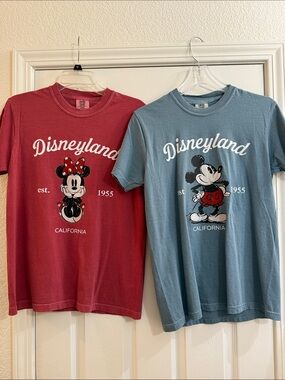 Mickey and Minnie Graphic Tees- NEW